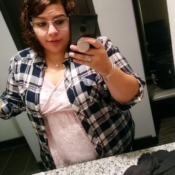 Torrid Pink Crush Velvet Babydoll Top - Picture 5 of 5